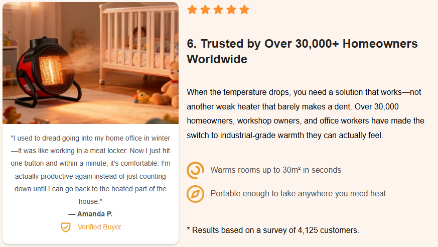 Why 30,000+ Homeowners Ditched Their Space Heaters for This Portable 'Heat Blaster' That Actually Works